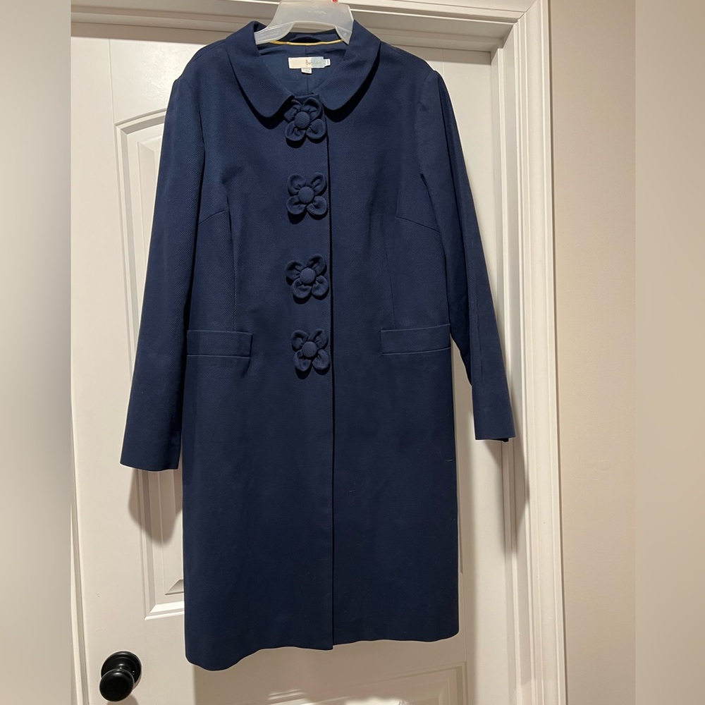 Women’s Boden coat. Navy, US 16R UK 20R. New without tags.